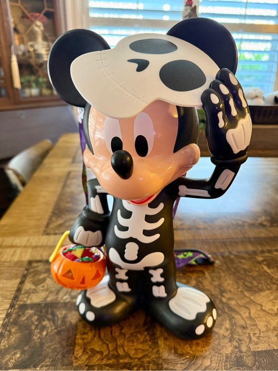 Disney Other - Disney Parks 2023 Mickey Mouse Skeleton Halloween Popcorn Bucket - never used